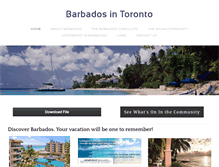 Tablet Screenshot of barbadosintoronto.com